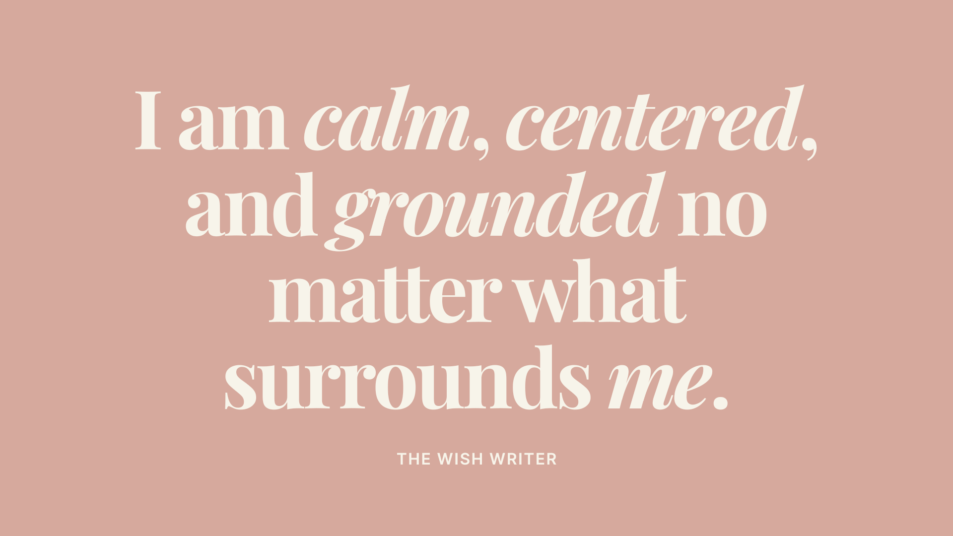Find Peace in the Chaos
